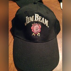 Jim Beam Black Baseball Cap.  (0990)